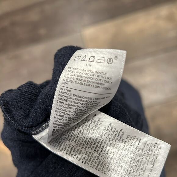 Athleta Women's Balance Pullover Micro Stripe Navy Heather Size 1X - Picture 10 of 12